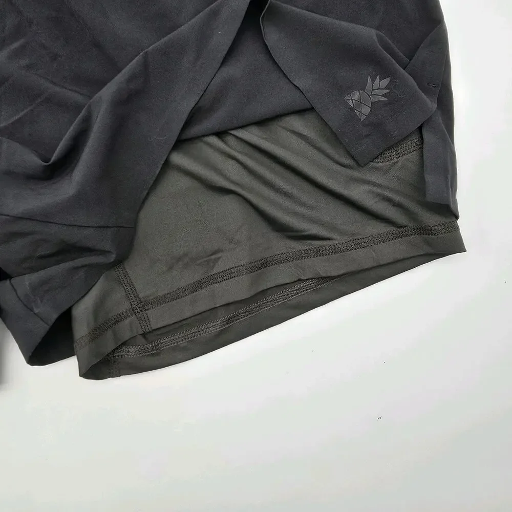 Chubbies Shorts Mens XXL 5.5 Inch Boxer Black Lined Ultimate Training Green